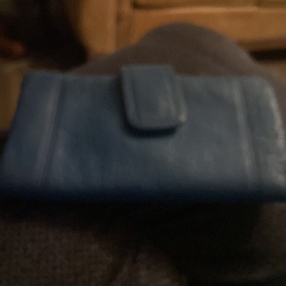 Fossil Wallet Change Compartment On The Front Zip… - image 3